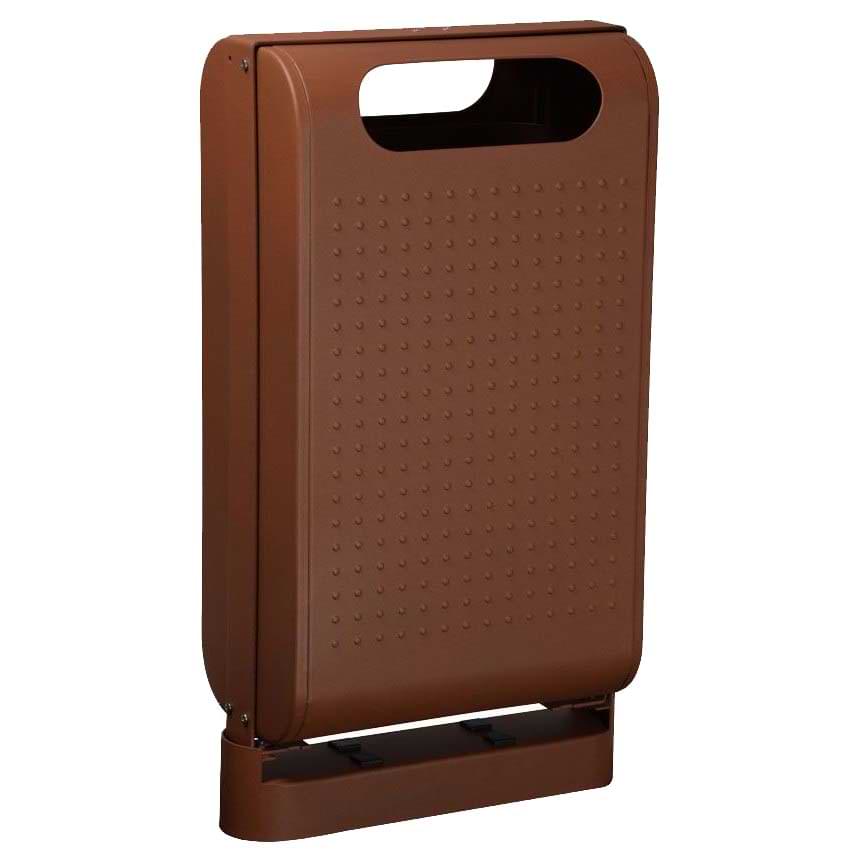 Corbeille sur pied Urbanet 60L - Aspect Corten