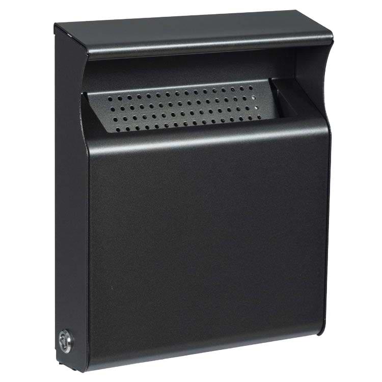 Cendrier acier mural 2L - Gris manganèse