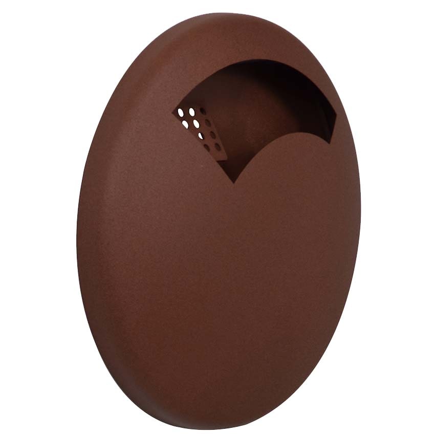 Cendrier mural Disco 0,5L - Aspect Corten