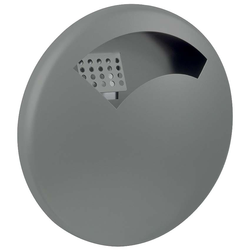 Cendrier mural Disco 0,5L - Gris métal RAL 9022
