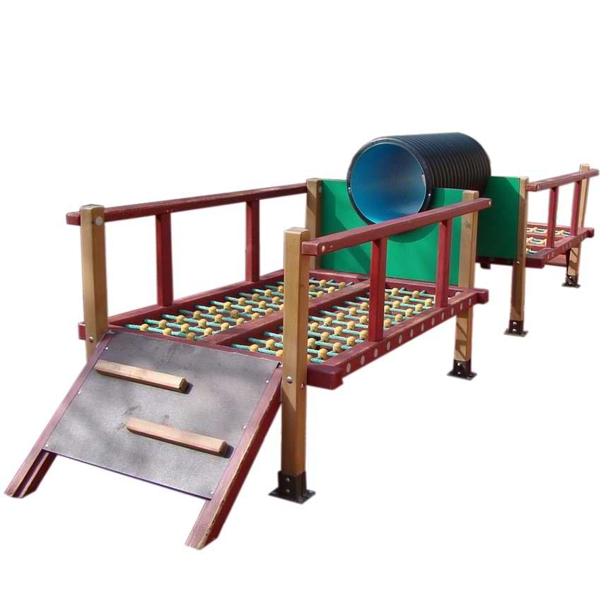 Jeu extérieur à tunnel - L'Araignée