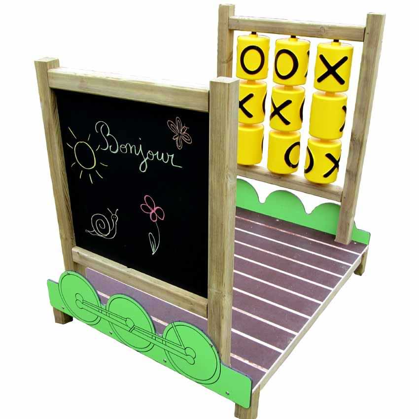 Jeu Le Petit Train - Wagon panneau ludique et tableau