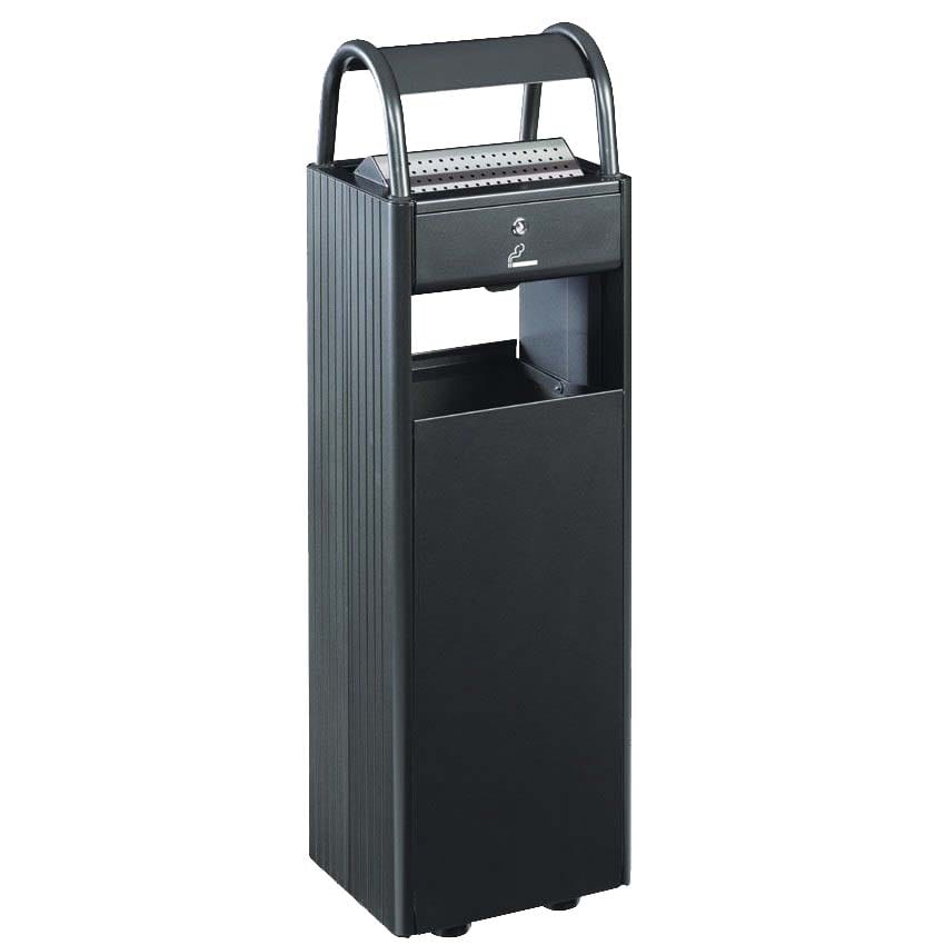 Cendrier-corbeille sur pied 6L / 30L - Gris anthracite RAL 7016