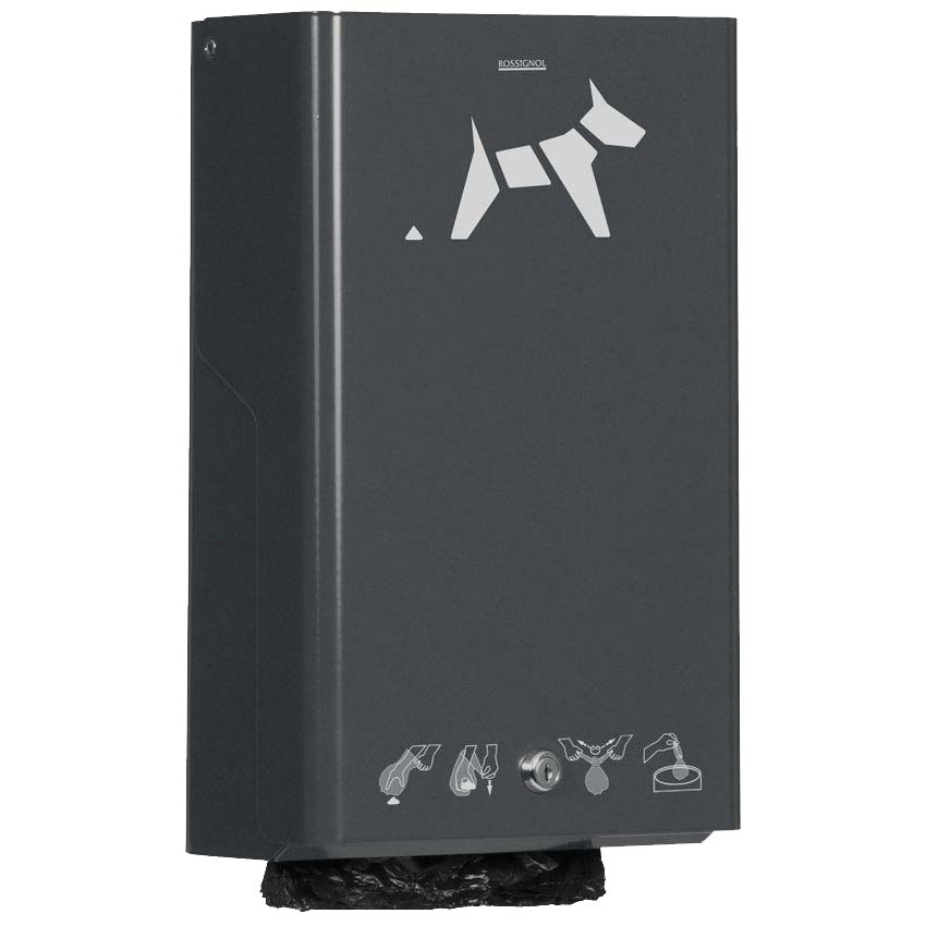 Distributeur de sachets hygiène canine - Gris anthracite RAL 7016