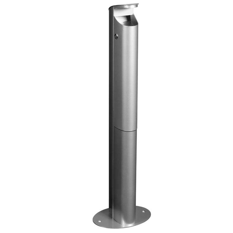 Cendrier sur pied design 2,5L - Gris métal RAL 9006