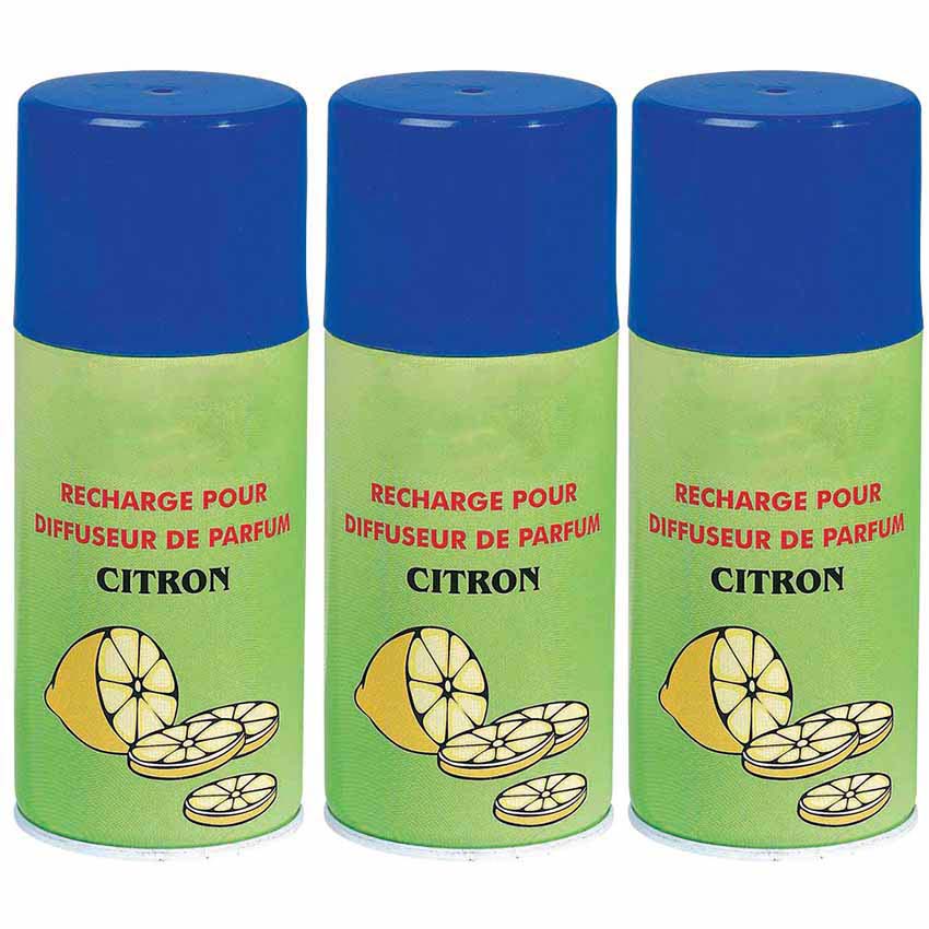 Aérosol recharge pour diffuseur de parfum 300 ml - Senteur citron