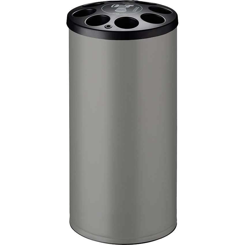 Collecteur de gobelets (capacité 1600 gobelets) - Gris métal RAL 9022