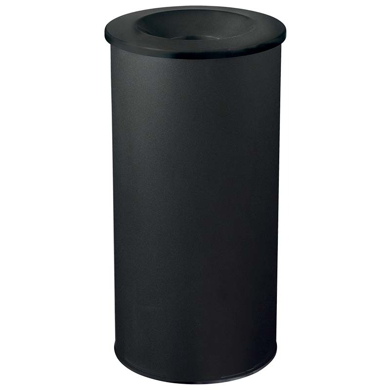 Poubelle anti-feu Néo 50L - Gris manganèse