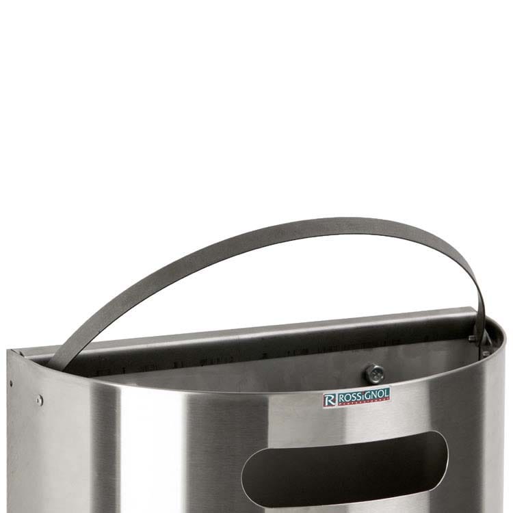 Kit étriers pour corbeille murale 20L