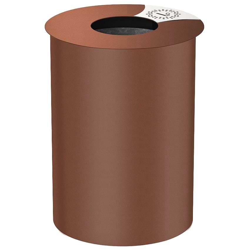 Poubelle extérieure Urbis 60L - Aspect Corten