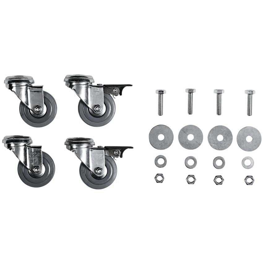 Option : Kit 4 roulettes support sac tri-sélectif