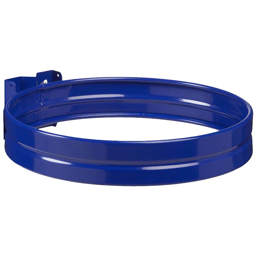 Collecteur porte-sac mural extérieur - Bleu RAL 5002