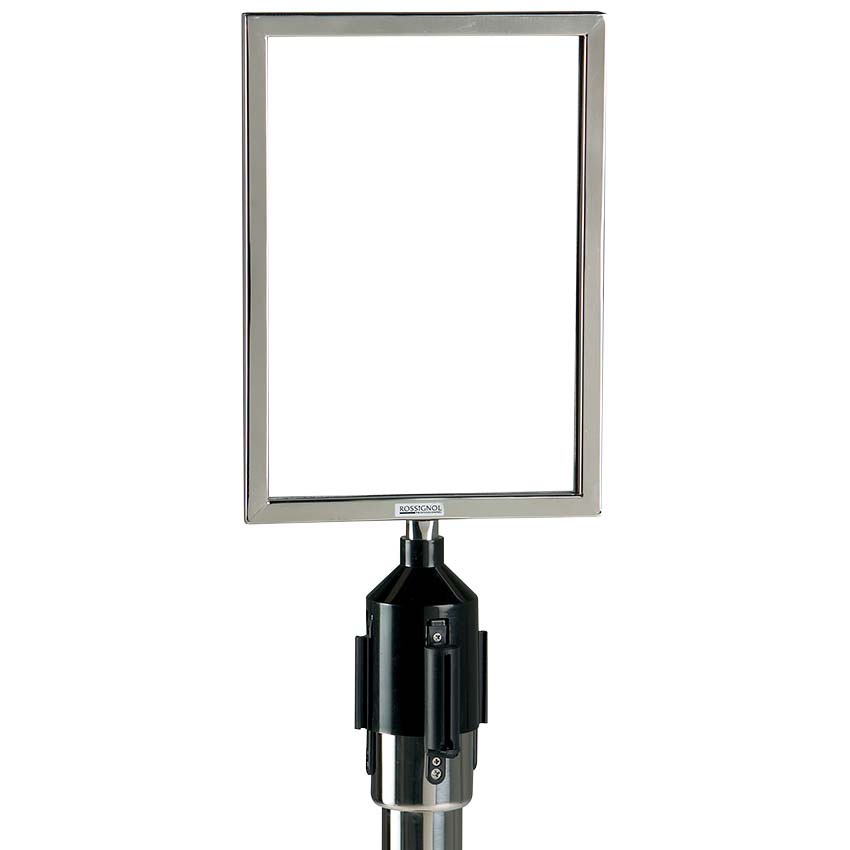 Support information A4 chromé