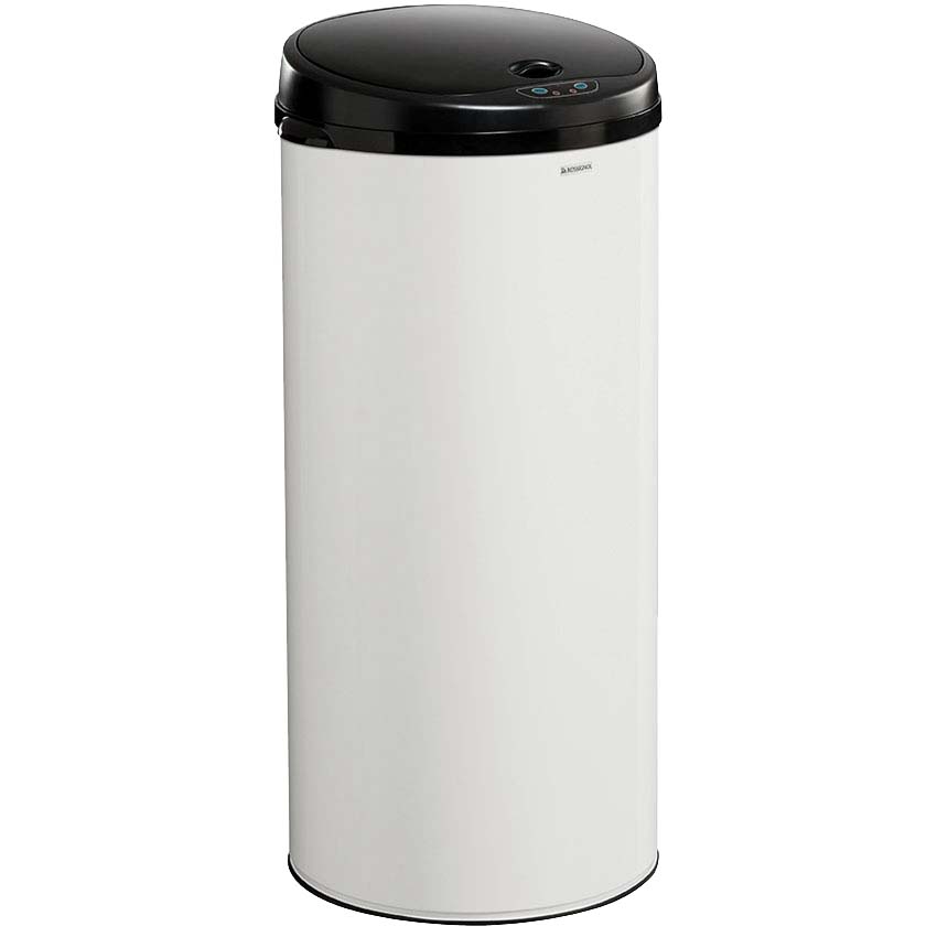 Poubelle à ouverture automatique 45L - Blanc RAL 9016