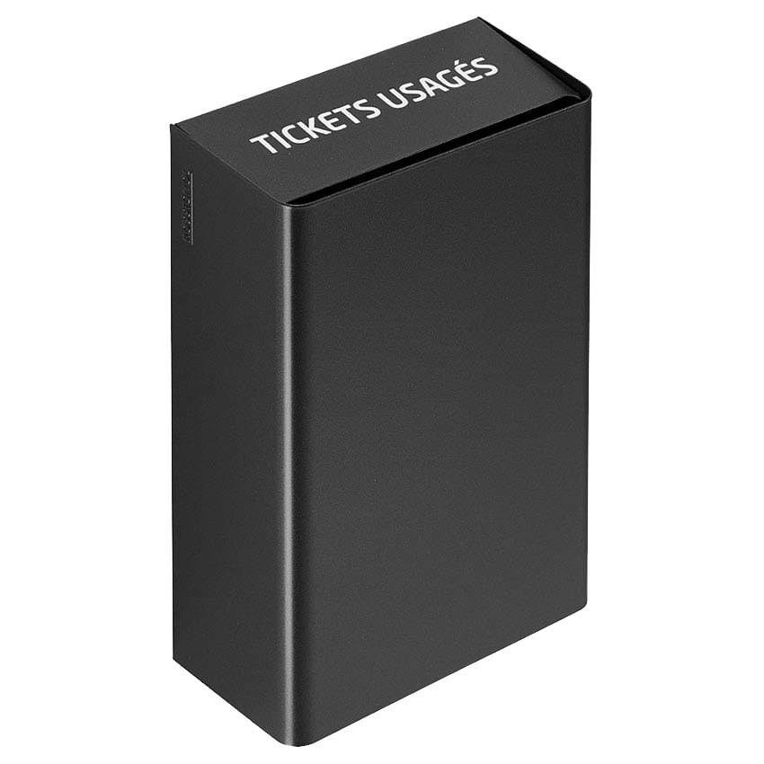 Collecteur de tickets mural 5L - Gris manganèse