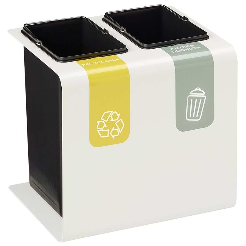 Collecteur tri-sélectif - 2 X 15 litres
