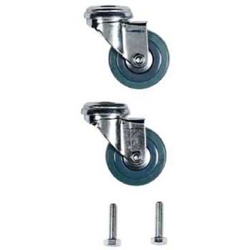 Kit 2 roulettes (pour 1 borne suivante)