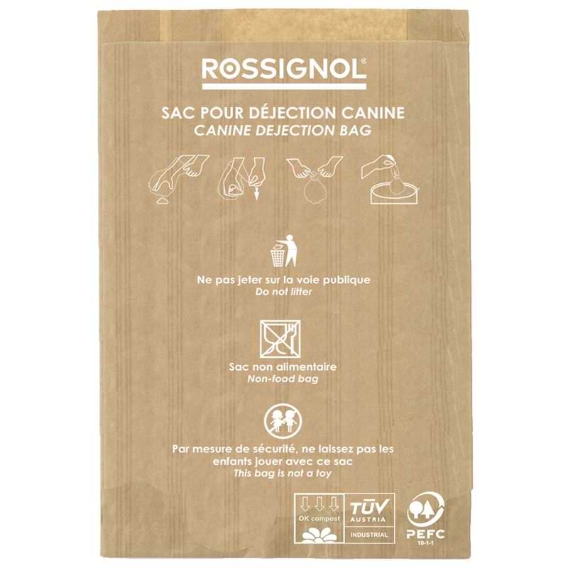 Sac déjections Kraft - 20 liasses de 50 sacs (soit 1000 sacs)