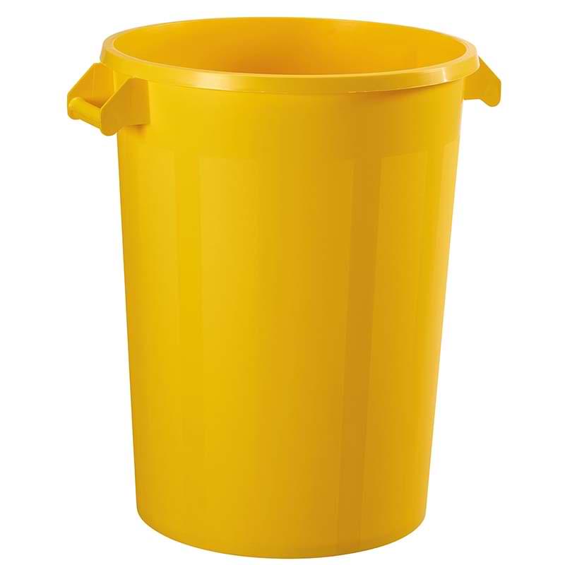 Collecteur alimentaire Pratik 100L - Jaune