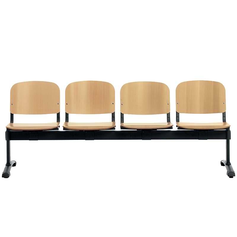 Sièges sur poutre bois - 4 places