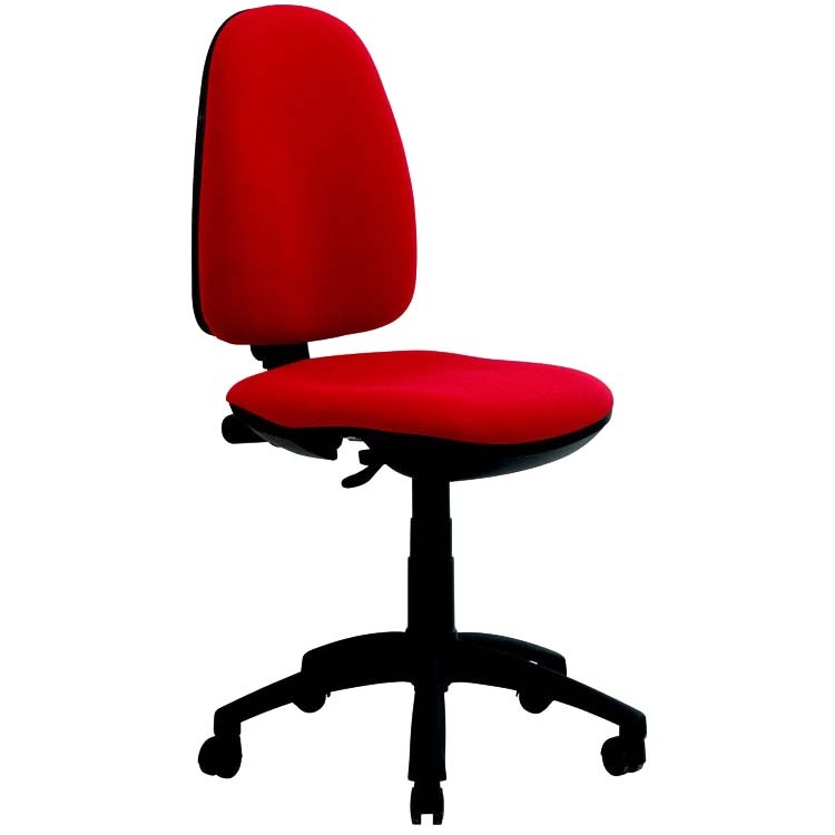 Siège bureau contact permanent Dactylo - Rouge