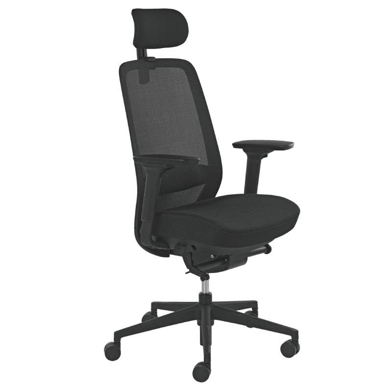 Fauteuil bureau synchrone Busy - Noir