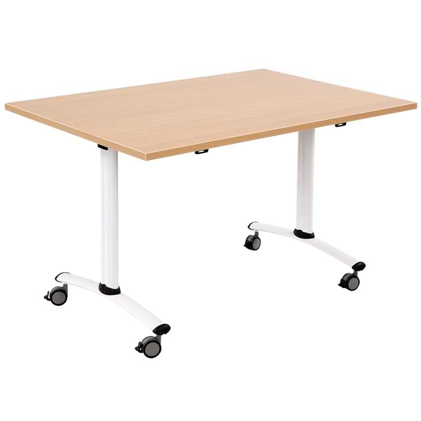 Table abattante sur roulettes - 120 X 80 cm