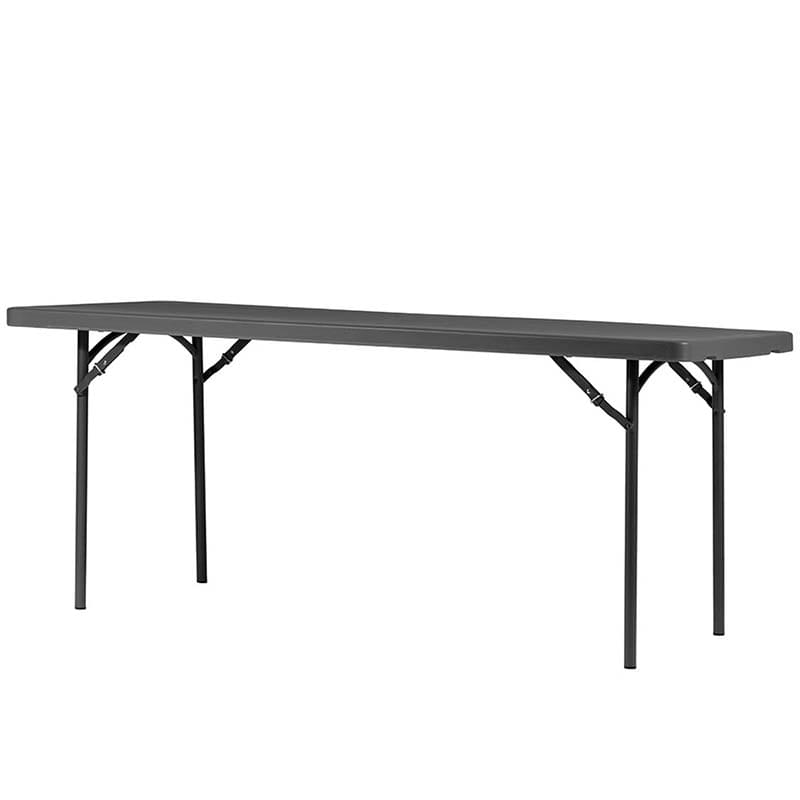 Table rectangulaire pliante 183 X 75 cm - Gris
