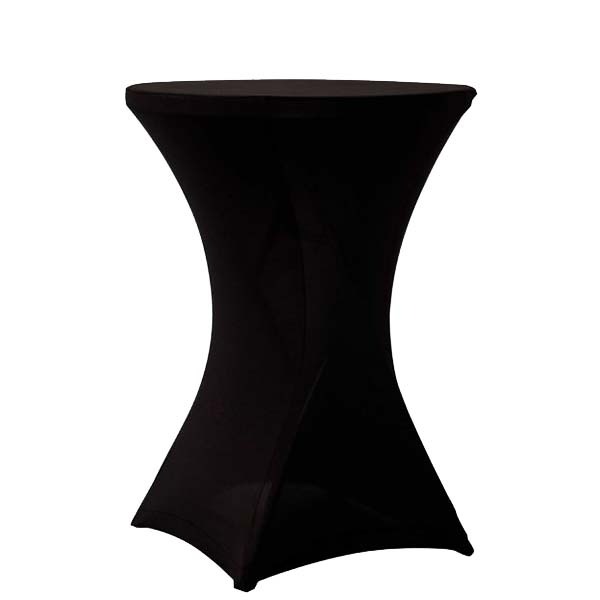 Housse élastique pour mange debout Cocktail - Noir