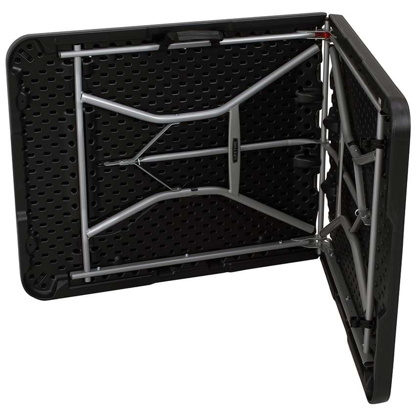 Table pliante en 2 "Valise" Lifetime Pro 183 X 76 cm - Noir
