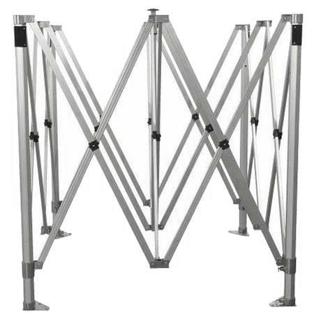 Structure tente aluminium pliante - 3 X 4,5 m