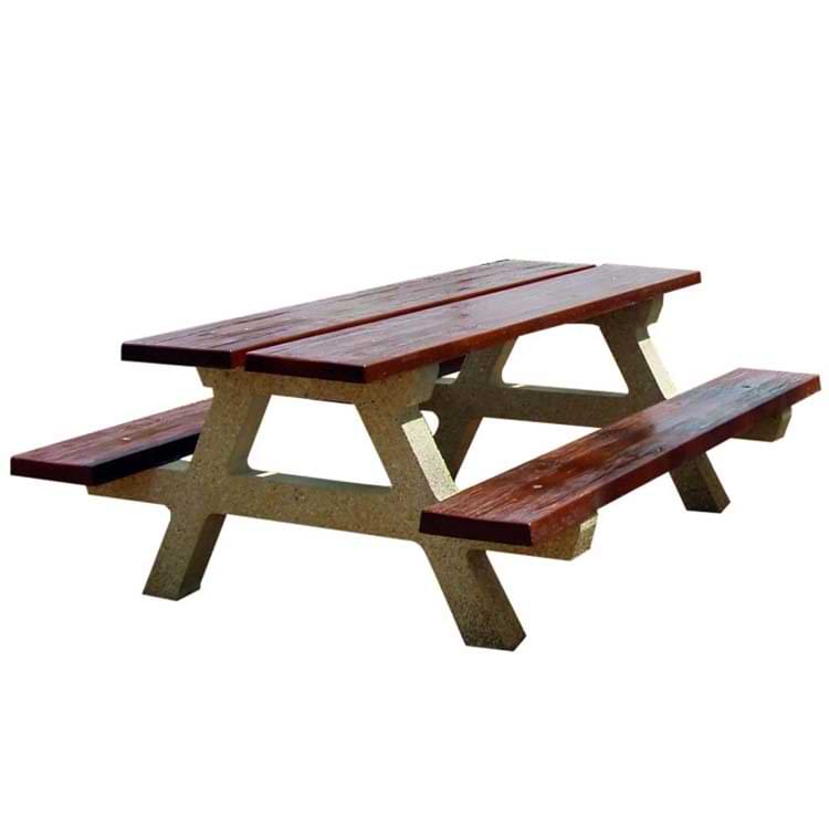 Table pique-nique béton Sarlat - L. 2000 mm