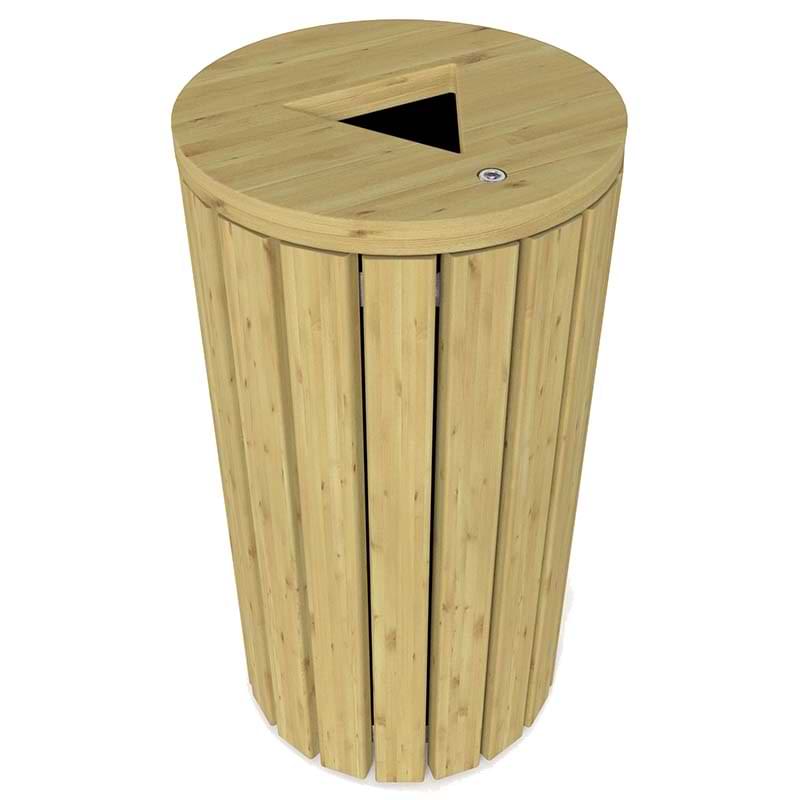 Corbeille bois autoclave Genève 110L