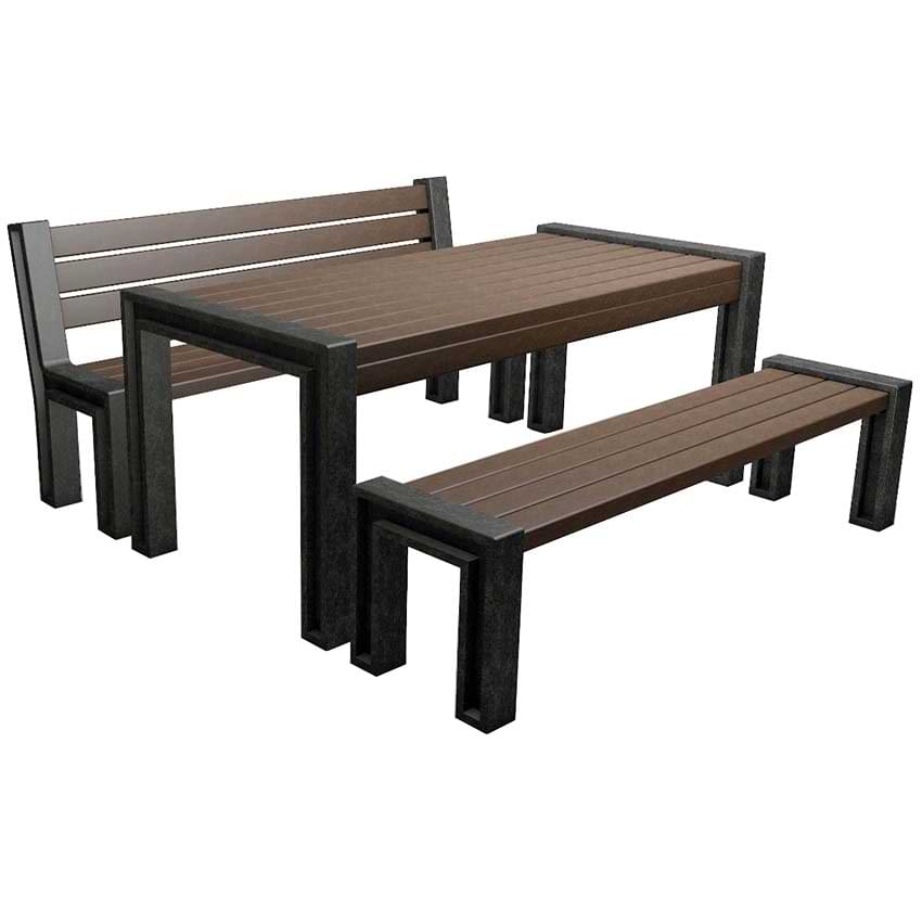 Ensemble pique-nique matière recyclée Morgat - 195 cm