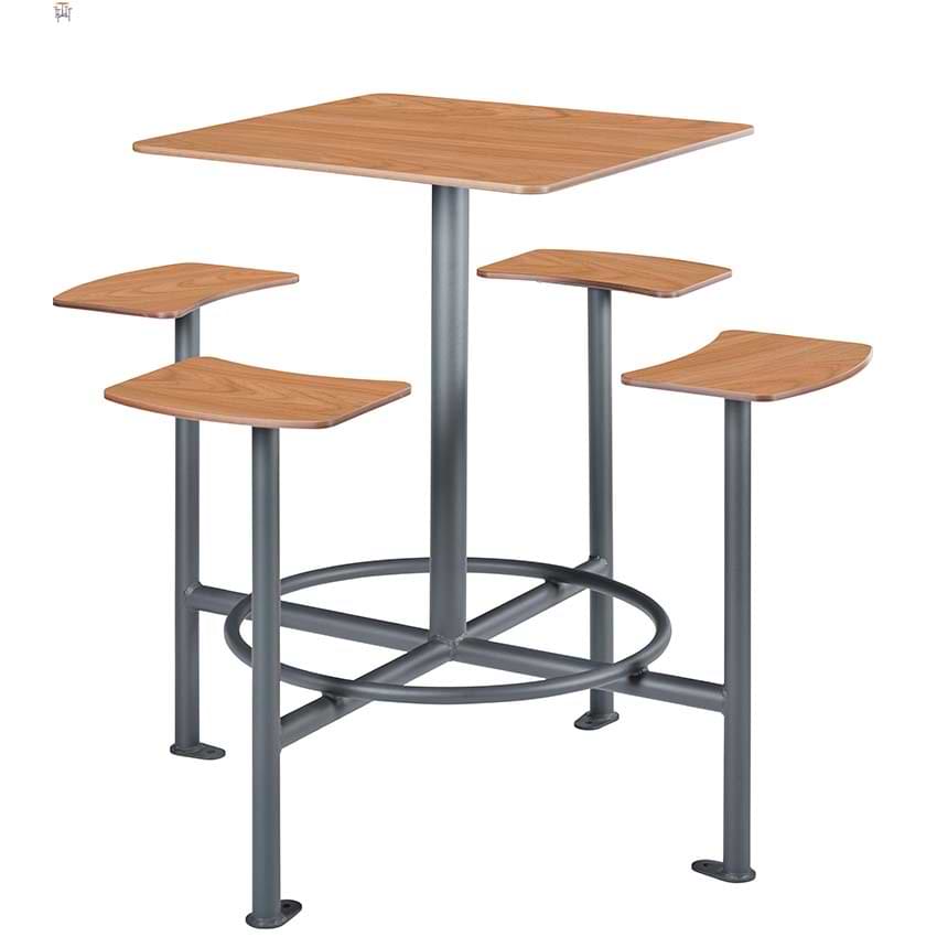 Table pique-nique haute carrée Mika - Teck