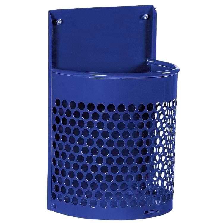 Corbeille murale Nîmes 30L - Bleu RAL 5010