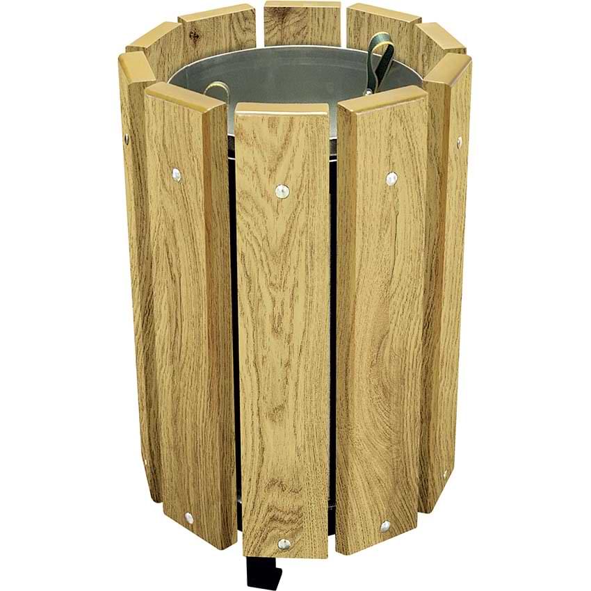 Corbeille Sète 48L - Lames bois autoclave