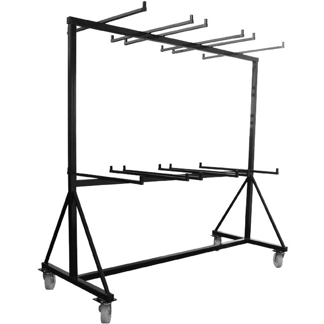 Chariot transport de chaises pliantes - 96 chaises