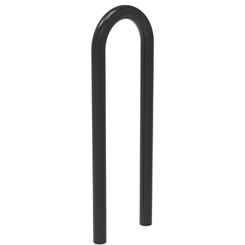 Arceau appui-cycle trombone D. 50 mm - Peint - A sceller