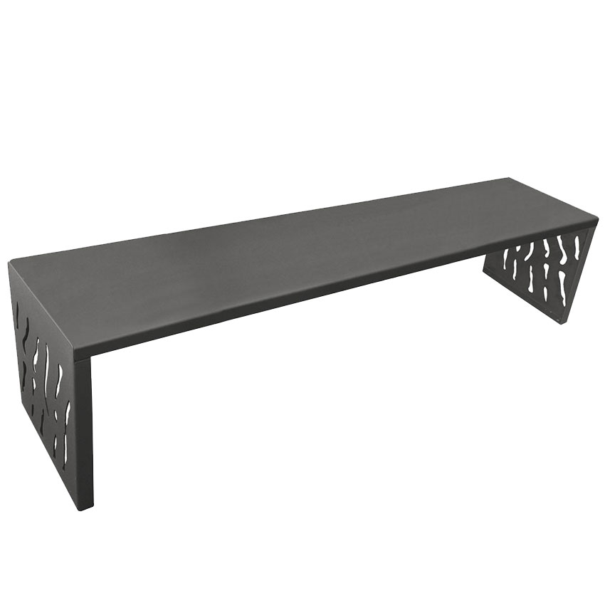 Banquette acier Venise - L. 1800 mm