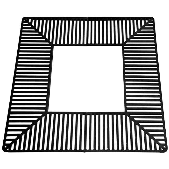 Grille d'arbre carrée peint au RAL - 1000 X 1000 mm