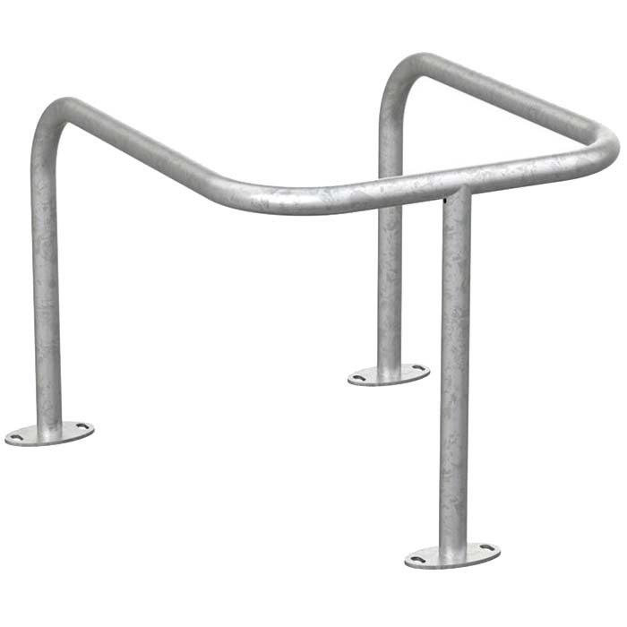 Etrier de protection D. 35 mm sur platines - Galvanisé