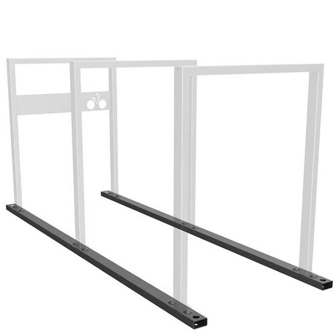 Châssis pour appuis vélos sur platines - Modèle départ - Peint