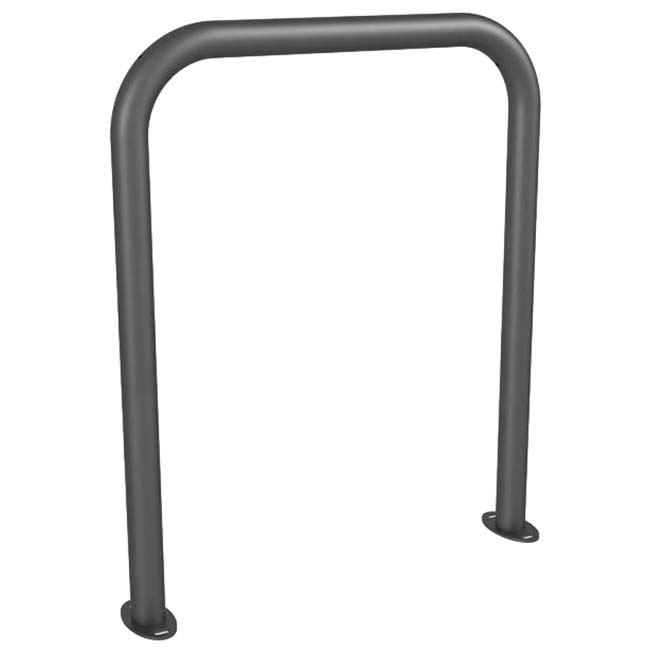 Arceau appui-cycle simple - Sur platines - Peint au RAL