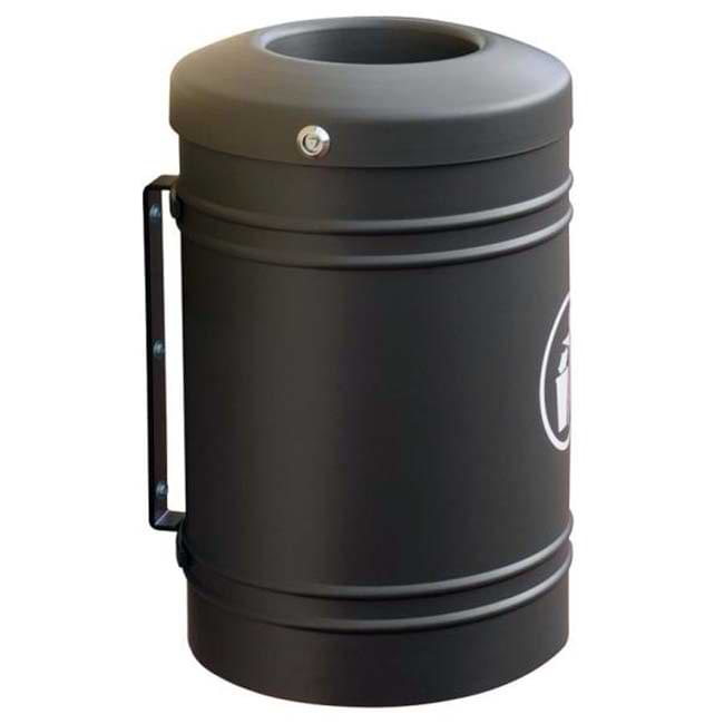 Corbeille acier murale Esterel 40 litres