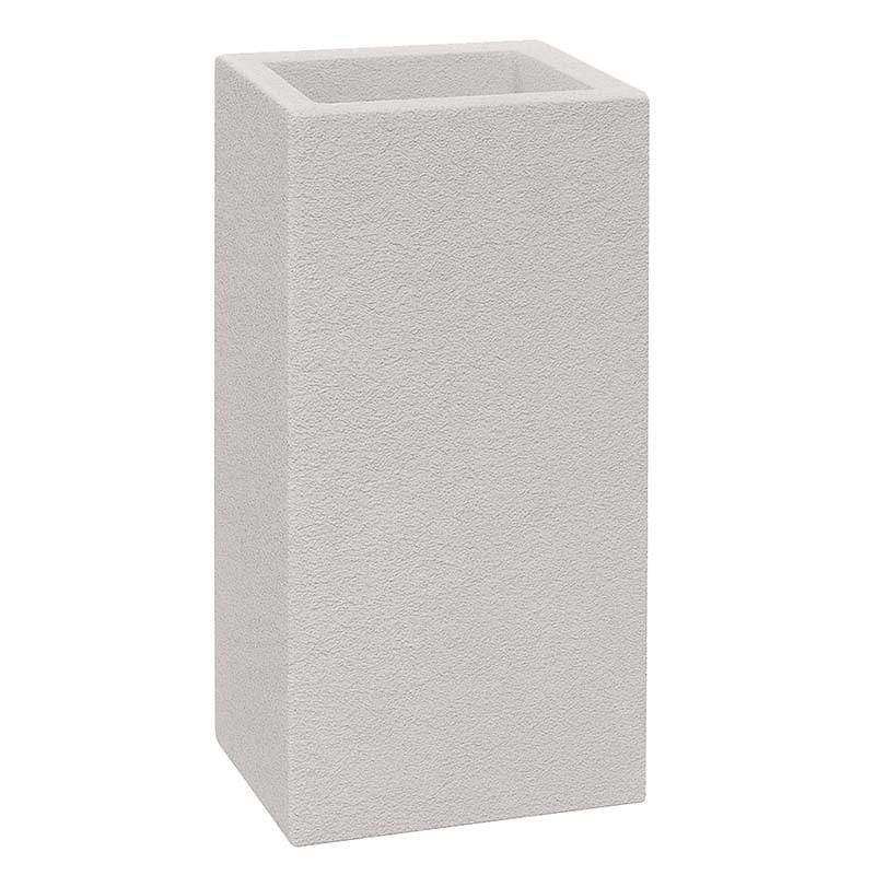 Cendrier béton carré -  H. 72 X 33 X 33 cm