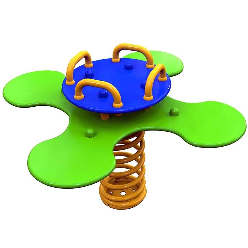 Jeu sur ressort 4 places - Trèfle vert