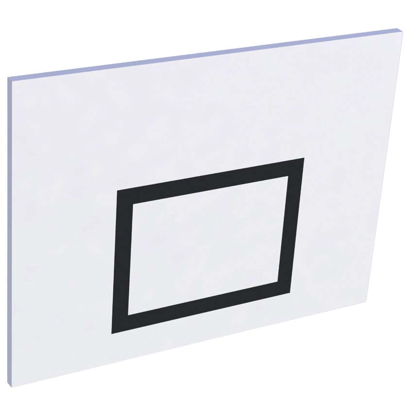 Panneau de basket FDV rectangulaire - 120 X 90 cm