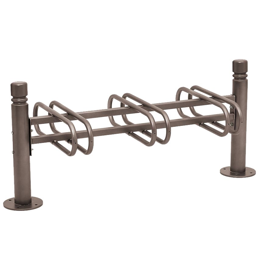 Support cycle double face - 6 places - L. 1320 X P. 542 mm