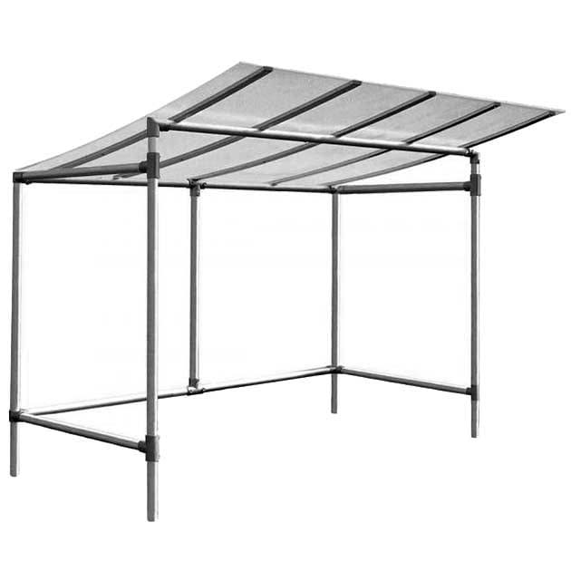 Abri vélos alu - Elément départ - L. 2406 mm